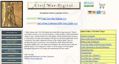 Desktop Screenshot of civilwardigital.com